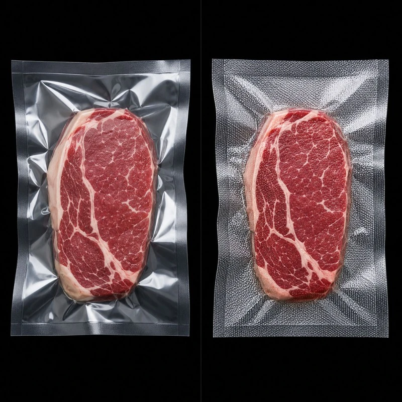 Smooth Vacuum Bags end Embossed Vacuum Bags Smooth Vacuum Bags end Embossed Vacuum Bags