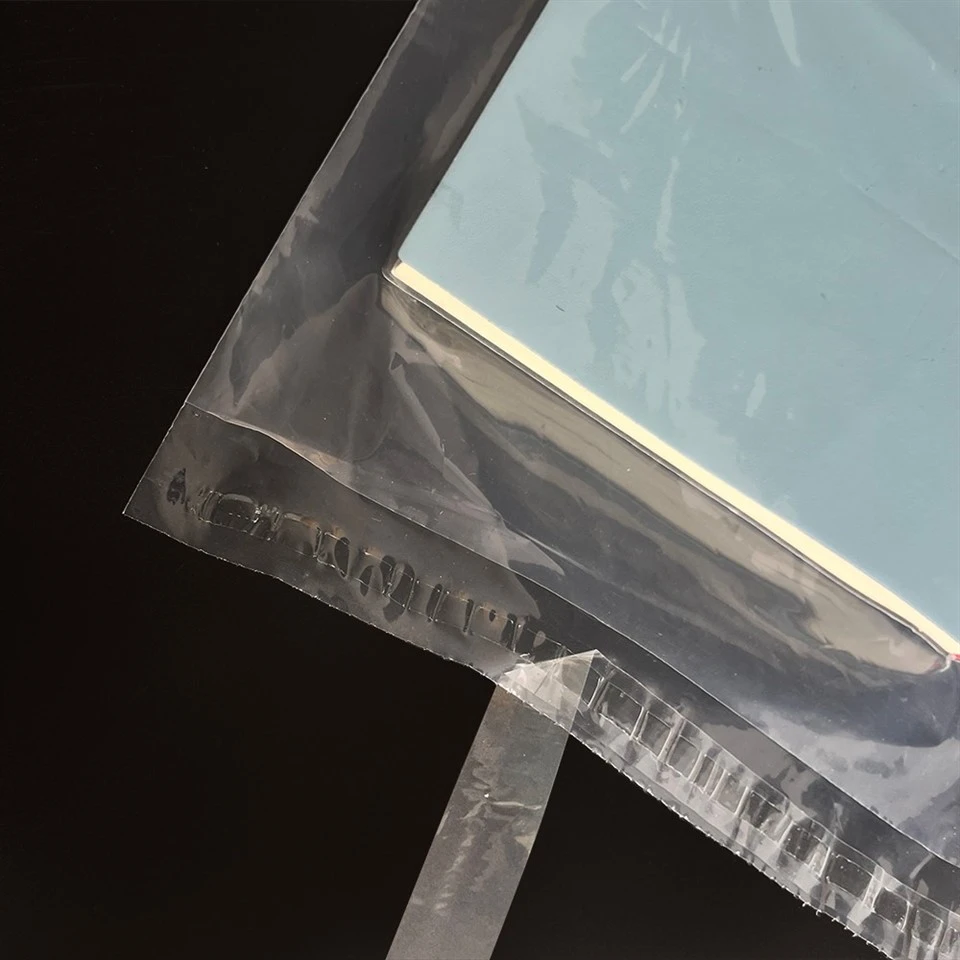 clear self adhesive bags